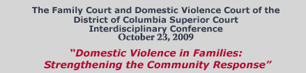 The Family Court and Domestic Violence Court of the District of Columbia Superior Court