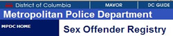 Metropolitan Police Department - Registre des délinquants sexuels