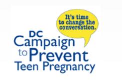 십대 임신을 예방하기위한 DC 캠페인
