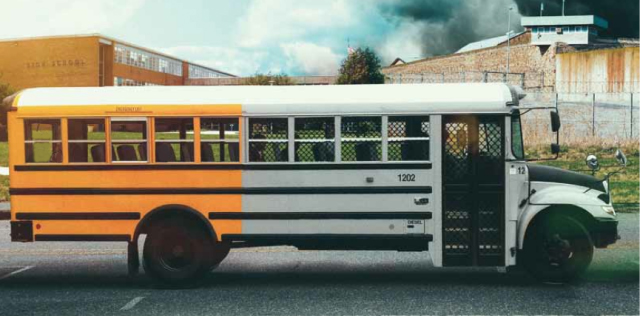 School-Prison Bus