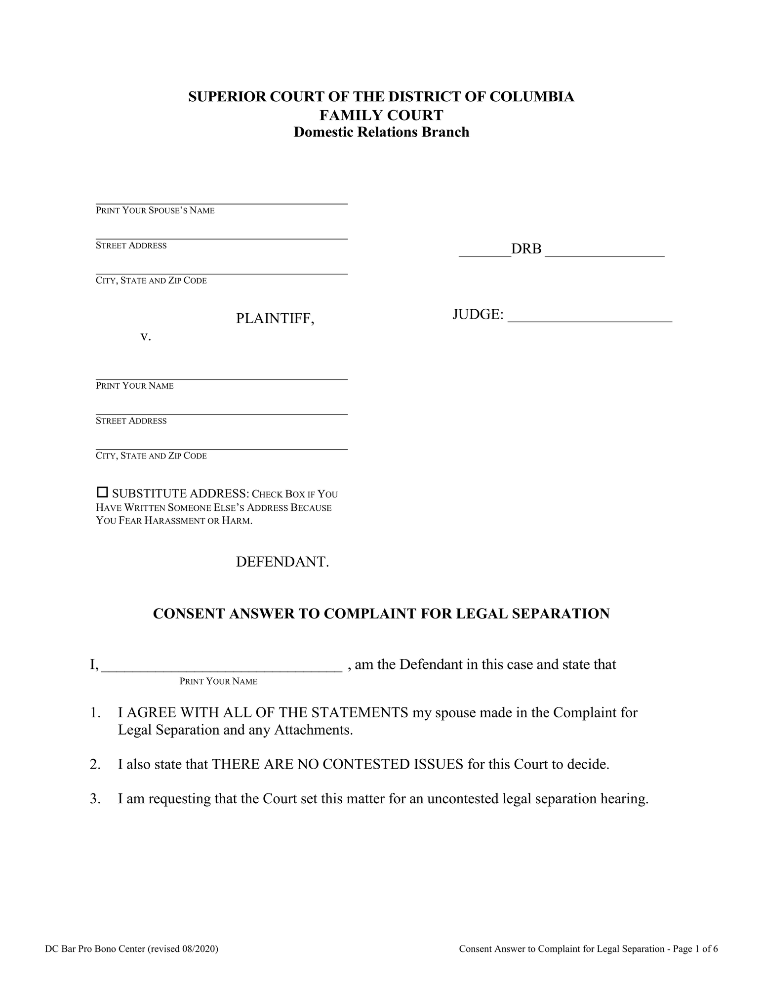 Consent Answer (Legal Separation) thumbnail