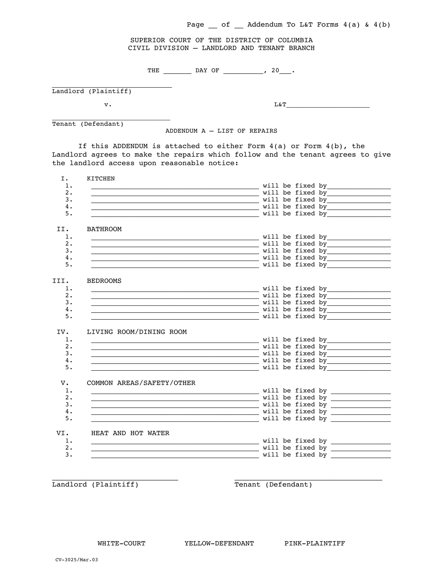 Addendum To L&T Forms 4(a) & 4(b) thumbnail