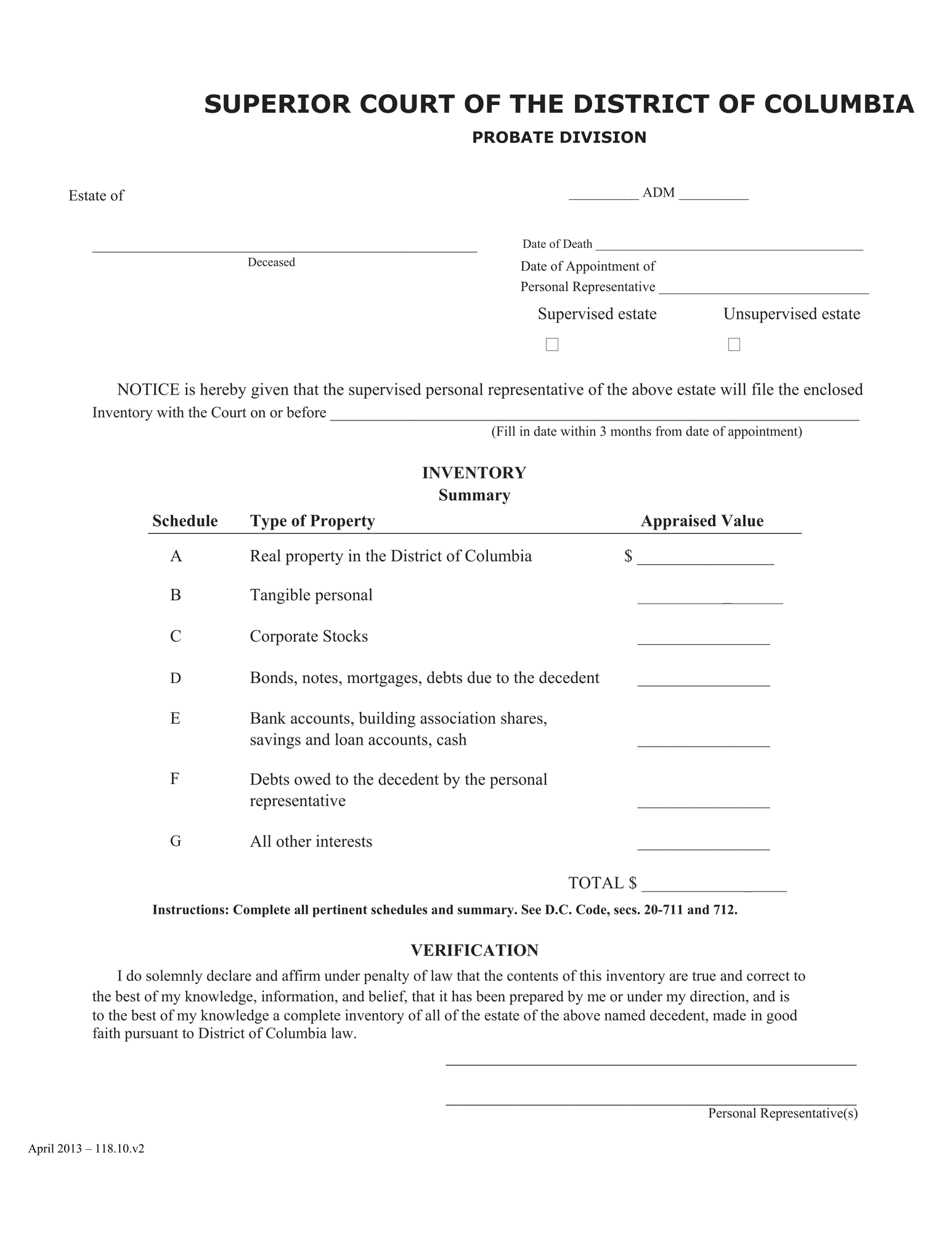 Inventory and Accounting Forms (ADM) - Inventory Summary thumbnail