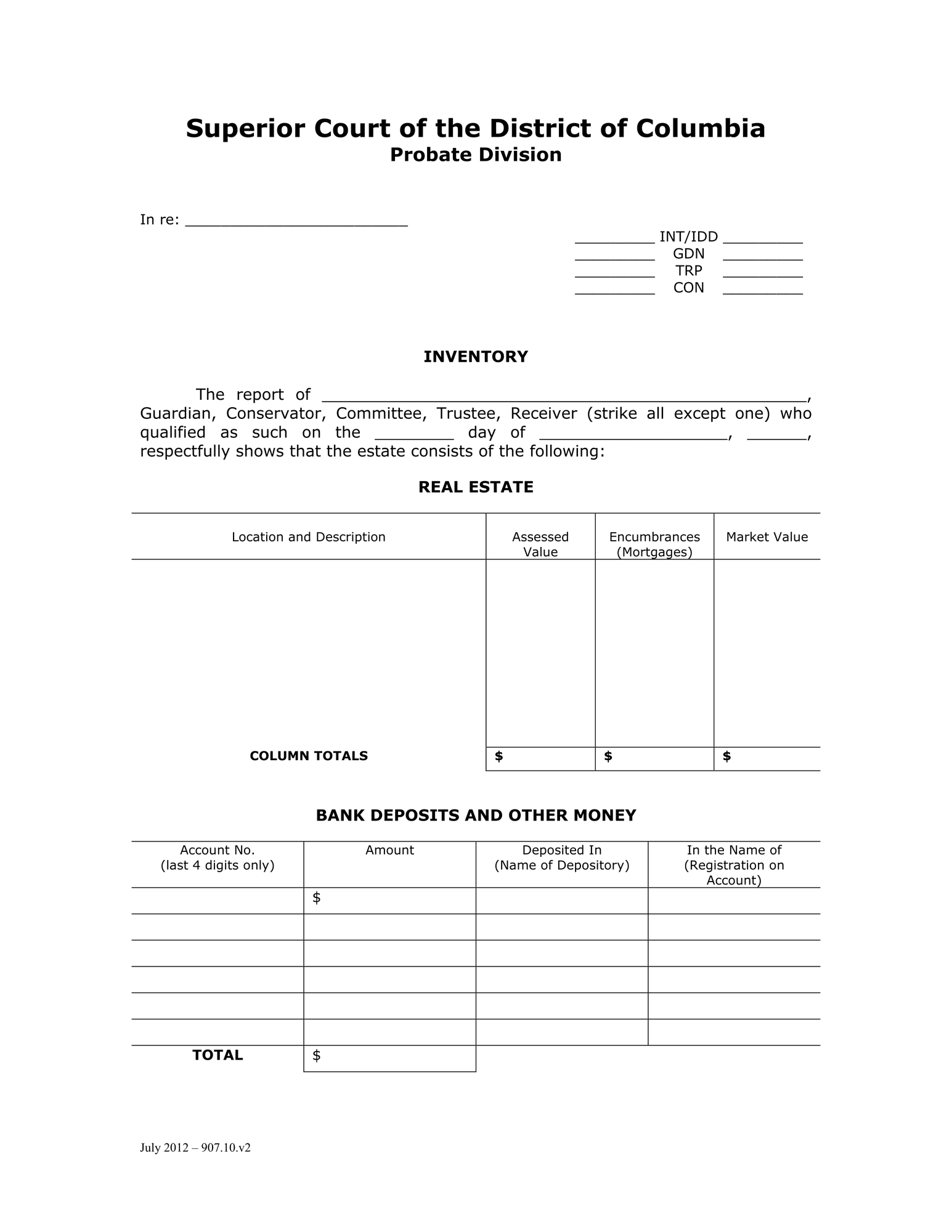 Inventory and Accounting Forms (TRP) - Inventory thumbnail