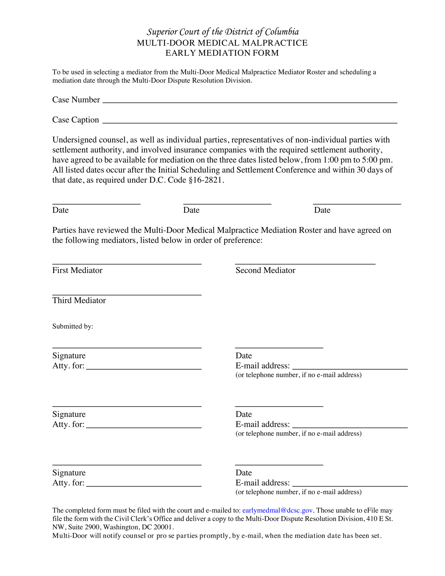 Medical Malpractice: Early Mediation through Multi-Door thumbnail