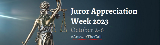 Lady Justice - Juror Appreciation Week 2023